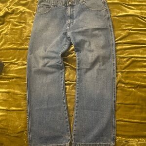 Slim Straight Blue Jeans with Classic Fit